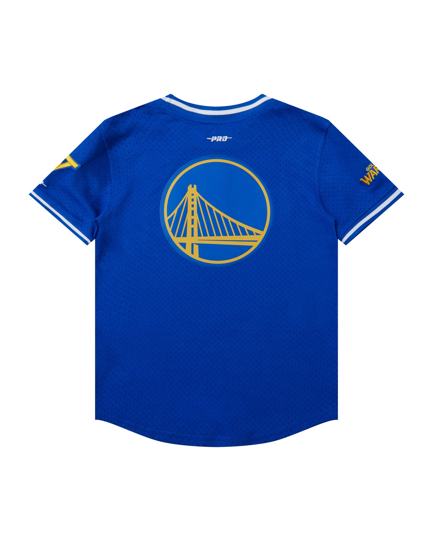 NBA GOLDEN STATE WARRIORS CLASSIC BIG BOYS SHORT SLEEVE MESH TEE (ROYAL BLUE)