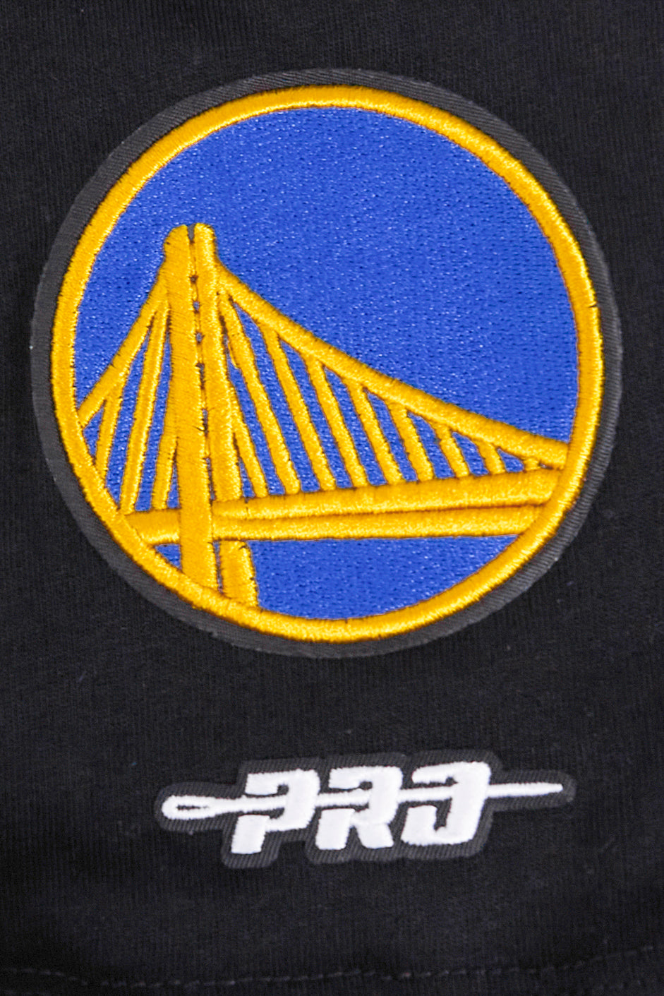 NBA GOLDEN STATE WARRIORS CLASSIC BIG BOY'S SINGLE JERSEY TEE (BLACK)