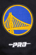 NBA GOLDEN STATE WARRIORS CLASSIC BIG BOY'S SINGLE JERSEY TEE (BLACK)