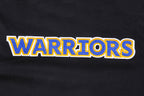 NBA GOLDEN STATE WARRIORS CLASSIC BIG BOY'S SINGLE JERSEY TEE (BLACK)