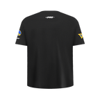 NBA GOLDEN STATE WARRIORS CLASSIC BIG BOY'S SINGLE JERSEY TEE (BLACK)