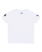NBA GOLDEN STATE WARRIORS CLASSIC BIG BOY'S SINGLE JERSEY TEE (WHITE)