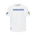 NBA GOLDEN STATE WARRIORS CLASSIC BIG BOY'S SINGLE JERSEY TEE (WHITE)