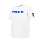 NBA GOLDEN STATE WARRIORS CLASSIC BIG BOY'S SINGLE JERSEY TEE (WHITE)