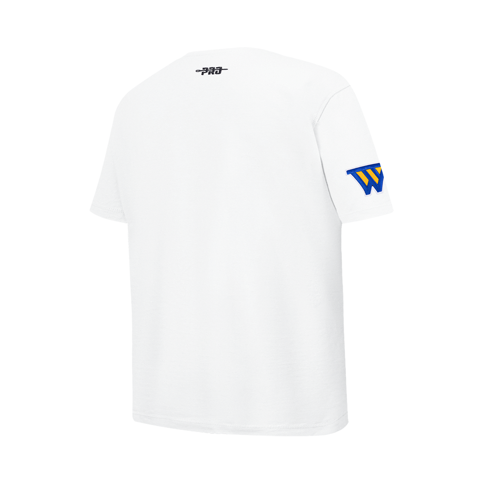 NBA GOLDEN STATE WARRIORS CLASSIC BIG BOY'S SINGLE JERSEY TEE (WHITE)
