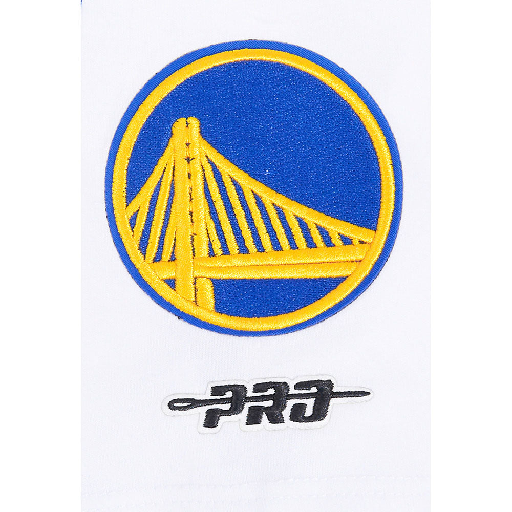 NBA GOLDEN STATE WARRIORS CLASSIC BIG BOY'S SINGLE JERSEY TEE (WHITE)