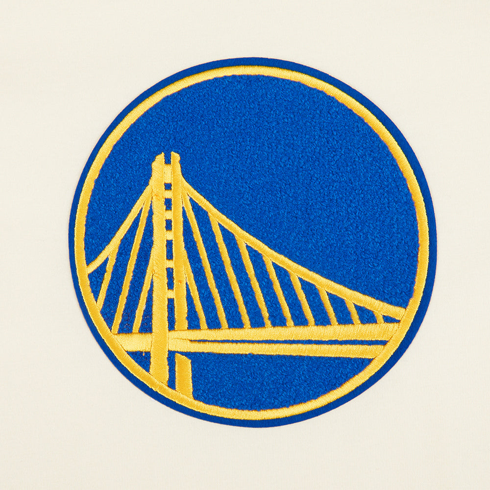 NBA GOLDEN STATE WARRIORS RETRO CLASSIC T-SHIRT À MANCHES COURTES POUR GARÇON JUNIOR (COQUILLE D'ŒUF)