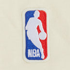 NBA GOLDEN STATE WARRIORS RETRO CLASSIC T-SHIRT CÔTELÉ RAYÉ À MANCHES COURTES POUR GARÇON JUNIOR (COQUILLE D'ŒUF/BLEU ROYAL)