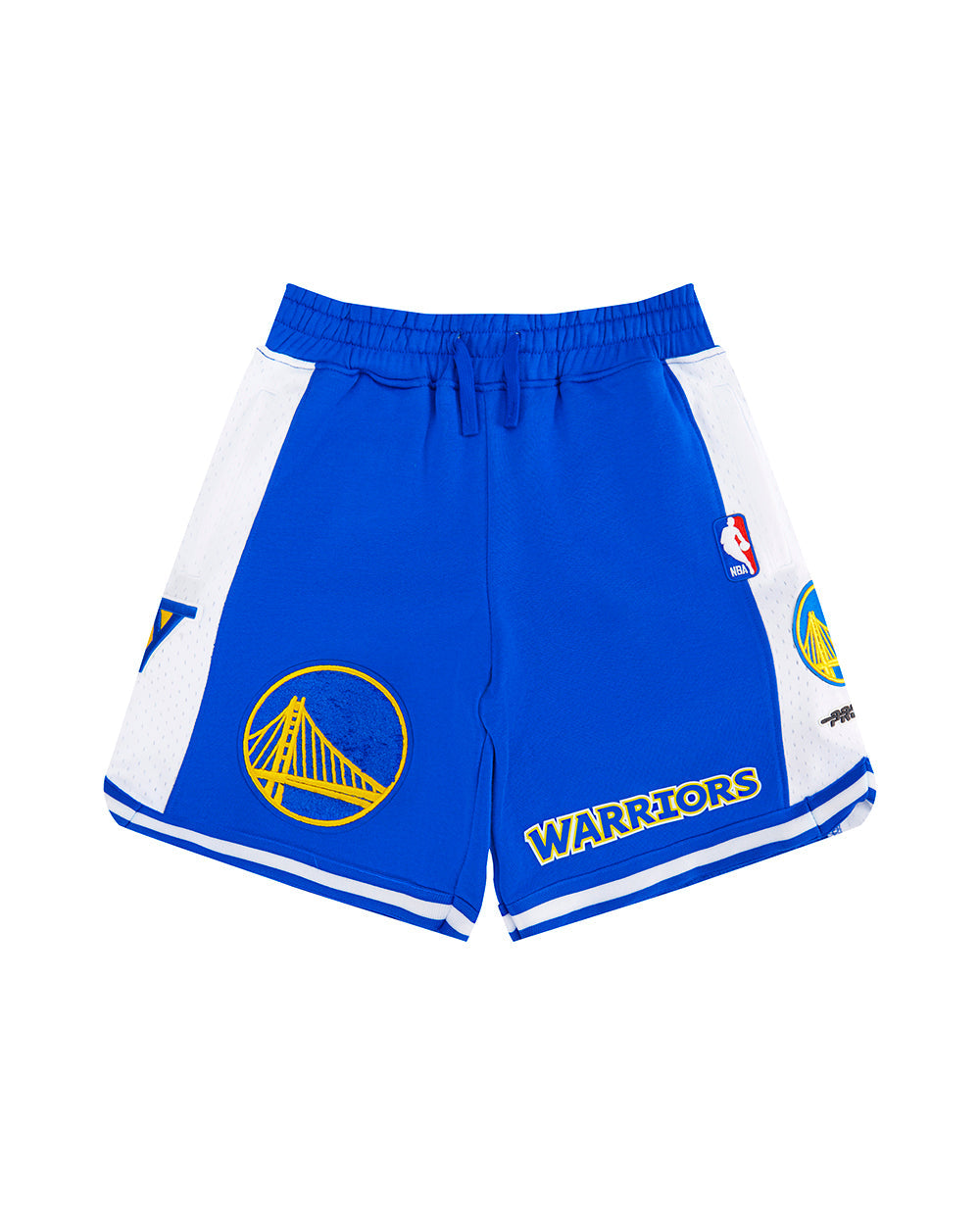 NBA GOLDEN STATE WARRIORS CLASSIC BIG BOY'S FLEECE 2.0 SHORT (ROYAL BLUE)