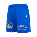 NBA GOLDEN STATE WARRIORS RETRO CLASSIC SHORT EN MOLLETON POUR GARÇON JUNIOR (BLEU ROYAL)