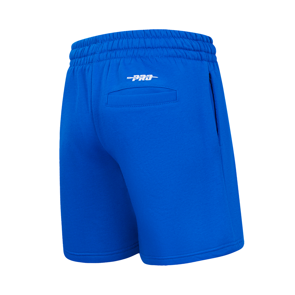 NBA GOLDEN STATE WARRIORS RETRO CLASSIC SHORT EN MOLLETON POUR GARÇON JUNIOR (BLEU ROYAL)