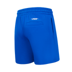 NBA GOLDEN STATE WARRIORS RETRO CLASSIC SHORT EN MOLLETON POUR GARÇON JUNIOR (BLEU ROYAL)