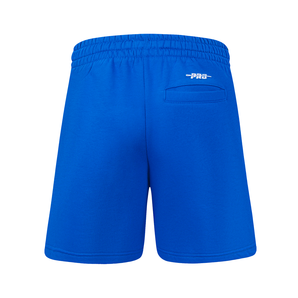 NBA GOLDEN STATE WARRIORS RETRO CLASSIC SHORT EN MOLLETON POUR GARÇON JUNIOR (BLEU ROYAL)