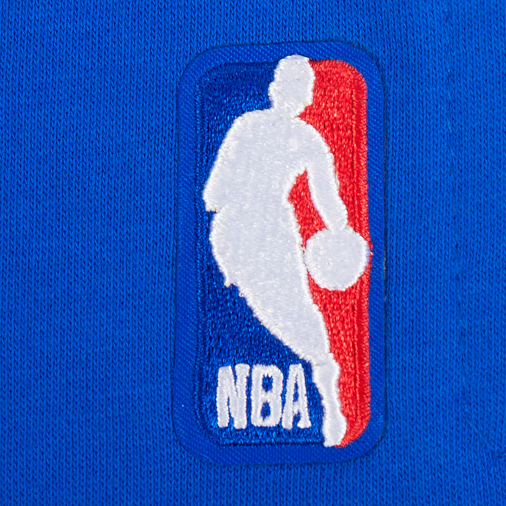 NBA GOLDEN STATE WARRIORS RETRO CLASSIC SHORT EN MOLLETON POUR GARÇON JUNIOR (BLEU ROYAL)