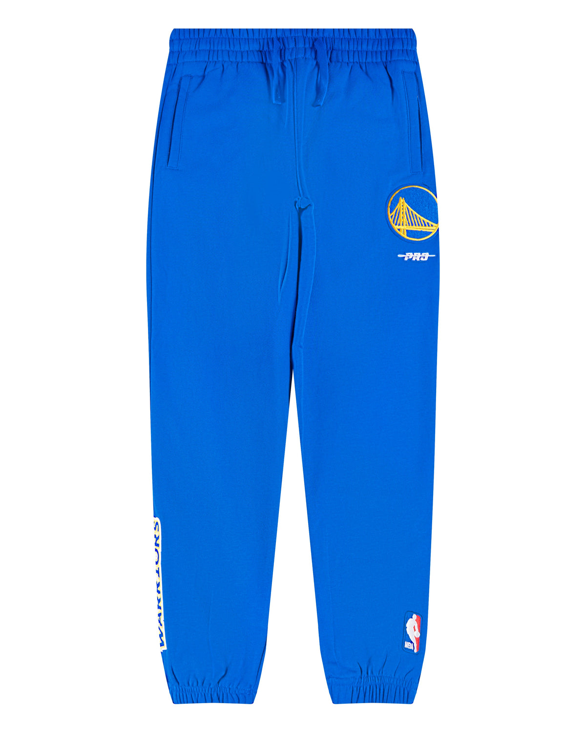 NBA GOLDEN STATE WARRIORS CLASSIC PANTALON OUATÉ EN MOLLETON POUR GARÇON JUNIOR (BLEU ROYAL)