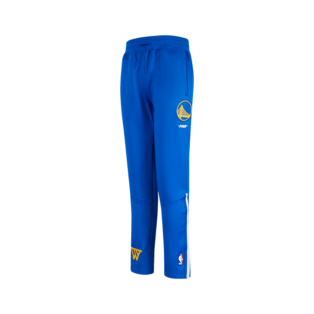 NBA GOLDEN STATE WARRIORS CLASSIC BIG BOY'S TRACK PANT (ROYAL BLUE)