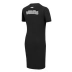 NBA GOLDEN STATE WARRIORS REVERSE FRENCH TERRY ROBE MOULANTE POUR FEMME (NOIR)