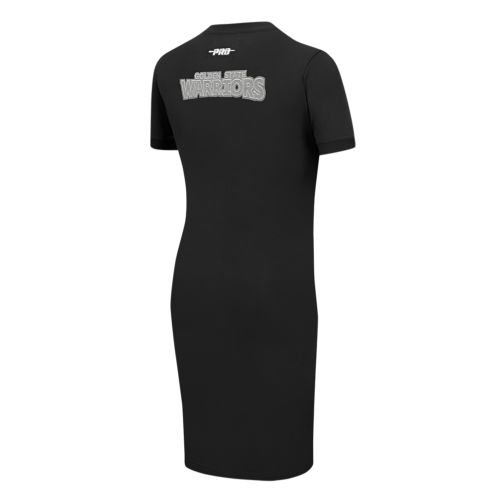 NBA GOLDEN STATE WARRIORS REVERSE FRENCH TERRY ROBE MOULANTE POUR FEMME (NOIR)