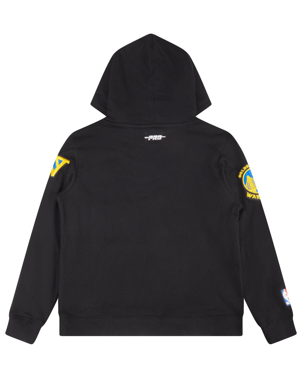 NBA GOLDEN STATE WARRIORS CLASSIC BIG BOY'S FLEECE PULLOVER HOODIE (BLACK)