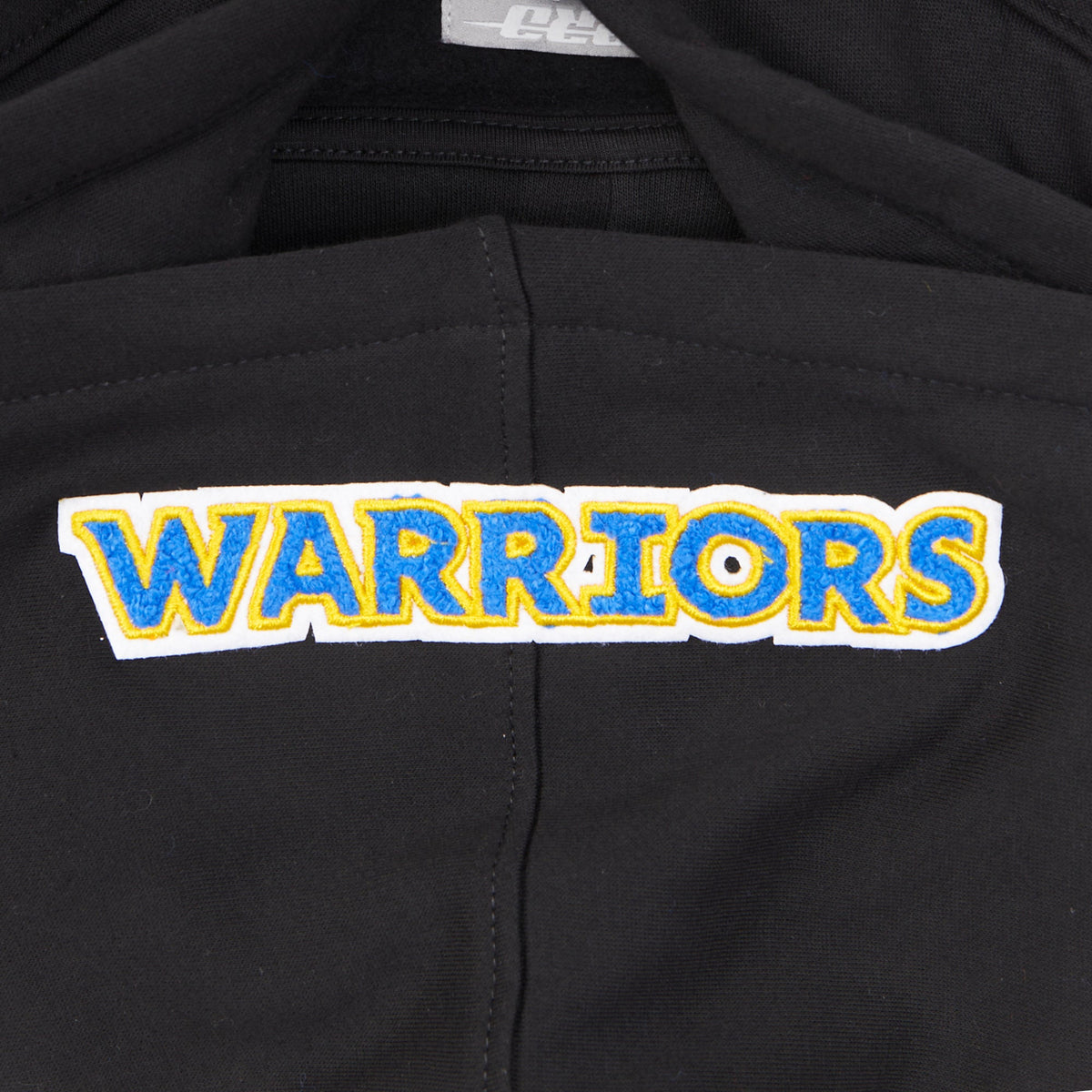 NBA GOLDEN STATE WARRIORS CLASSIC BIG BOY'S FLEECE PULLOVER HOODIE (BLACK)