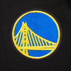 NBA GOLDEN STATE WARRIORS CLASSIC CHANDAIL À CAPUCHON EN MOLLETON À GLISSIÈRE POUR GARÇON JUNIOR (NOIR)