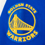 NBA GOLDEN STATE WARRIORS CLASSIC CHANDAIL À CAPUCHON EN MOLLETON À GLISSIÈRE POUR GARÇON JUNIOR (BLEU ROYAL)