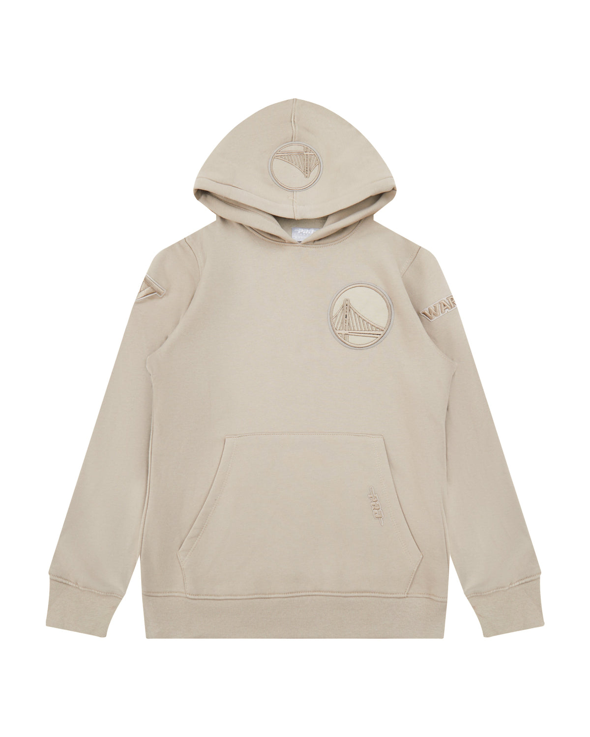 NBA GOLDEN STATE WARRIORS NEUTRAL CHANDAIL À CAPUCHON EN MOLLETON POUR GARÇON JUNIOR (TAUPE)