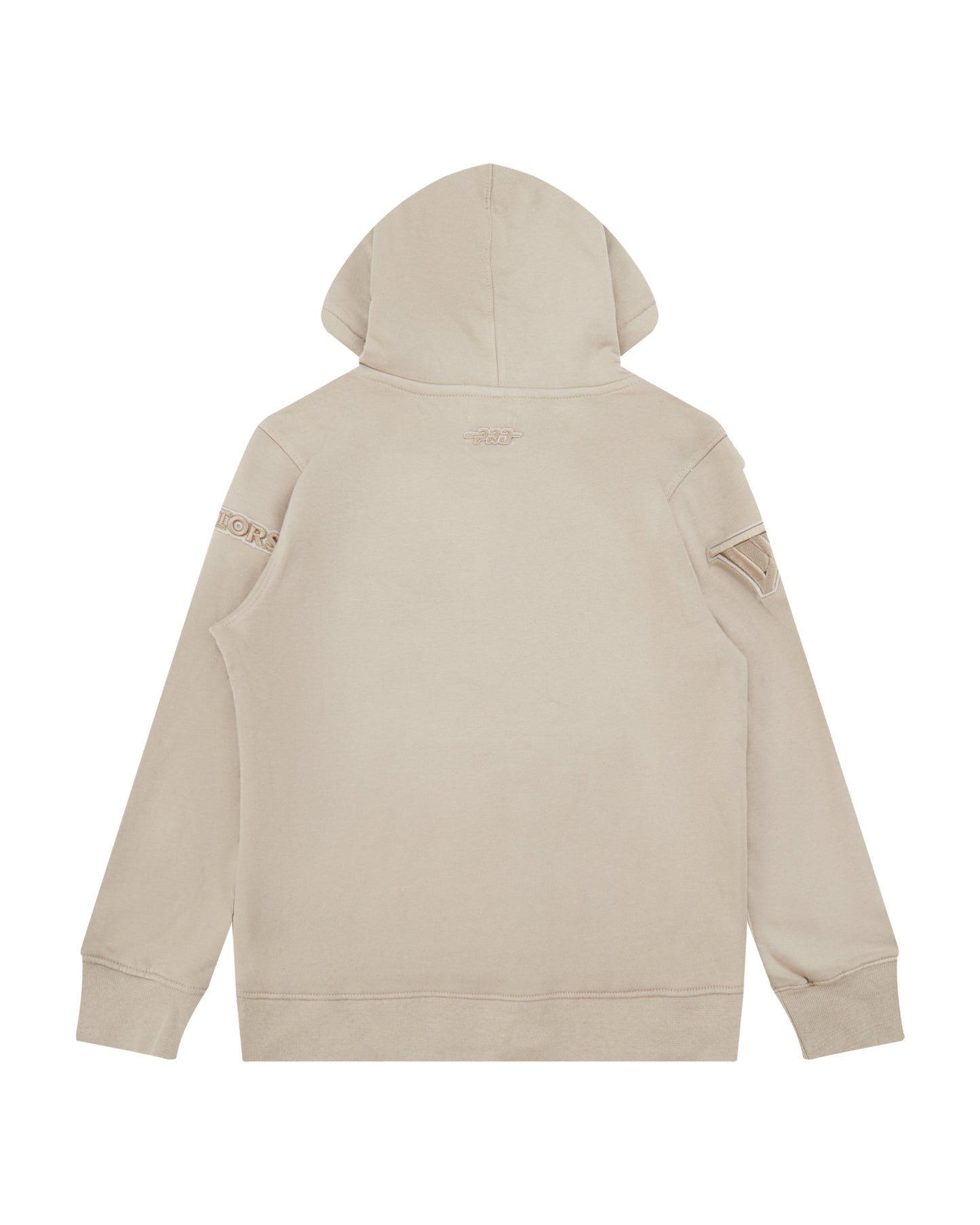 NBA GOLDEN STATE WARRIORS NEUTRAL BIG BOYS FLEECE PULLOVER HOODIE (TAUPE)