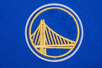 NBA GOLDEN STATE WARRIORS CLASSIC WOMEN'S PULLOVER HOODIE DRESS (ROYAL BLUE)