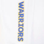 NBA GOLDEN STATE WARRIORS CLASSIC ROBE À CAPUCHON EN MOLLETON POUR FEMME (BLANC)
