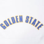 NBA GOLDEN STATE WARRIORS CLASSIC ROBE À CAPUCHON EN MOLLETON POUR FEMME (BLANC)