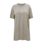 NBA GOLDEN STATE WARRIORS NEUTRAL WOMEN'S T-SHIRT DRESS (TAUPE)