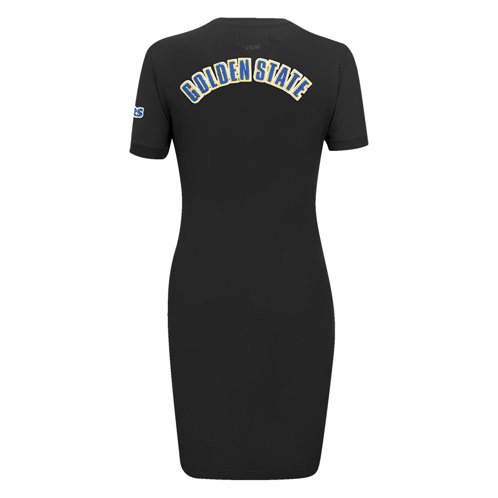 NBA GOLDEN STATE WARRIORS CLASSIC WOMEN'S BODYCON DRESS (BLACK)