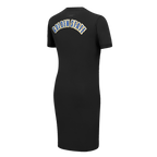 NBA GOLDEN STATE WARRIORS CLASSIC WOMEN'S BODYCON DRESS (BLACK)