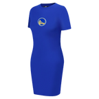 NBA GOLDEN STATE WARRIORS CLASSIC ROBE MOULANTE POUR FEMME (BLEU ROYAL)