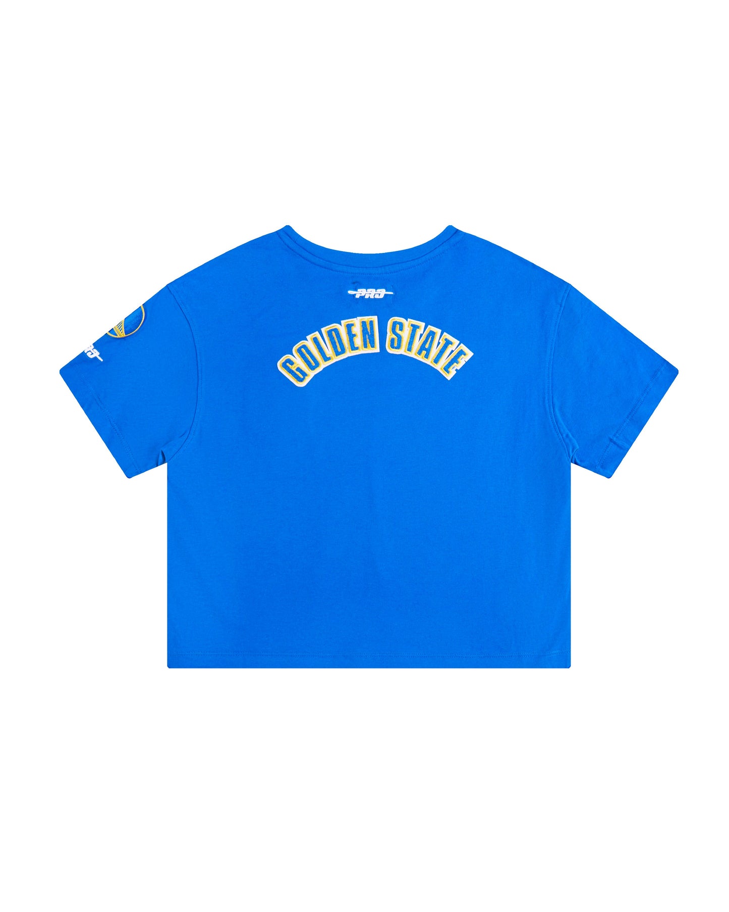 NBA GOLDEN STATE WARRIORS CLASSIC BIG GIRLS SHORT SLEEVE BOXY TEE (ROYAL BLUE)