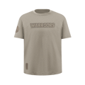 NBA GOLDEN STATE WARRIORS NEUTRAL T-SHIRT À MANCHES COURTES ET À COUPE CARRÉE POUR FILLE JUNIOR (TAUPE)