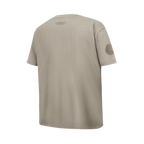 NBA GOLDEN STATE WARRIORS NEUTRAL T-SHIRT À MANCHES COURTES ET À COUPE CARRÉE POUR FILLE JUNIOR (TAUPE)