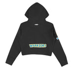 NBA GOLDEN STATE WARRIORS CLASSIC BIG GIRL'S FLC FZ HOODIE (BLACK)