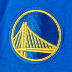 NBA GOLDEN STATE WARRIORS RETRO CLASSIC BIG GIRL'S RIB FLC CREWNECK (ROYAL BLUE)