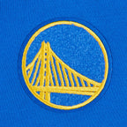 NBA GOLDEN STATE WARRIORS RETRO CLASSIC BIG GIRL'S RIB FLC PO HOODIE (ROYAL BLUE)