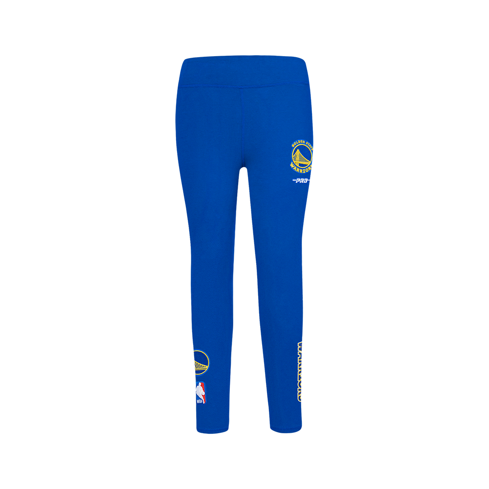 NBA GOLDEN STATE WARRIORS CLASSIC BIG GIRLS LEGGING (ROYAL BLUE)