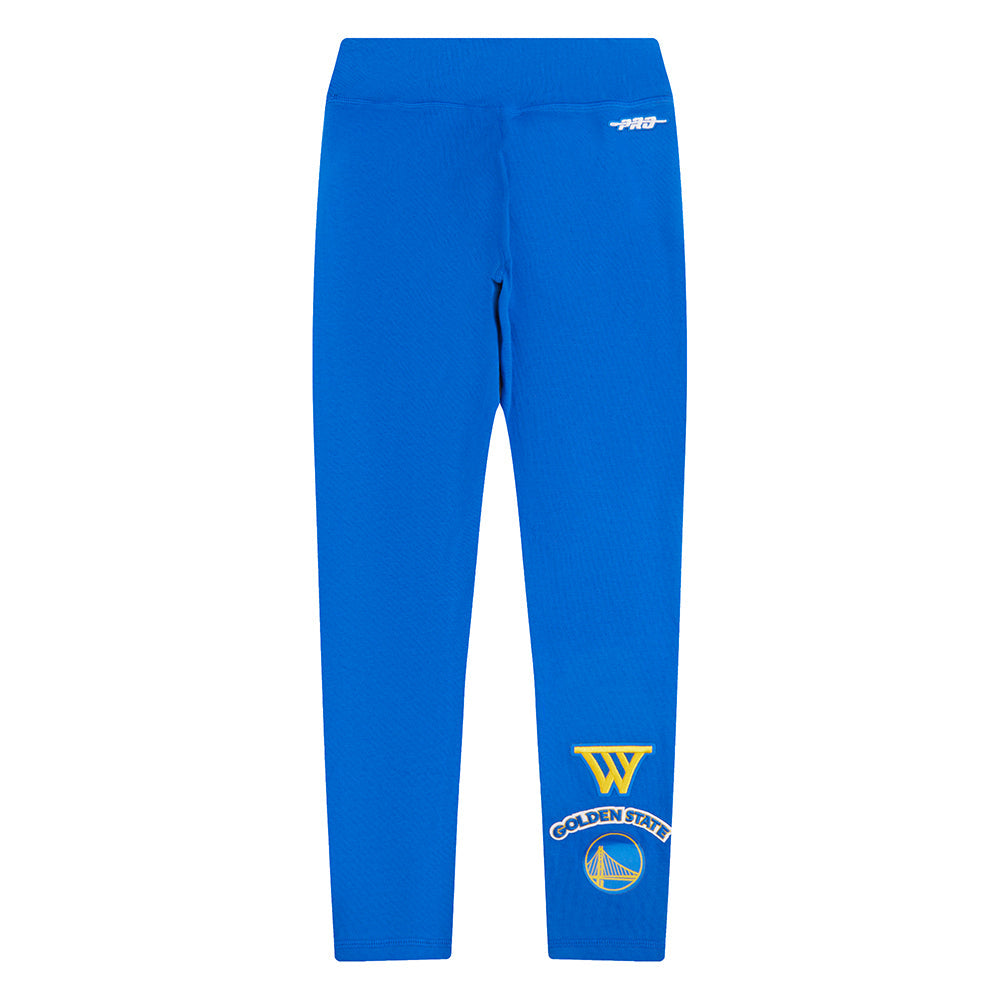 NBA GOLDEN STATE WARRIORS RETRO CLASSIC BIG GIRLS LEGGING (ROYAL BLUE)