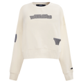 NBA GOLDEN STATE WARRIORS REVERSE FRENCH TERRY CHANDAIL À COL ROND EN MOLLETON POUR FEMME (COQUILLE D'ŒUF)