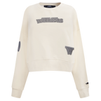 NBA GOLDEN STATE WARRIORS REVERSE FRENCH TERRY CHANDAIL À COL ROND EN MOLLETON POUR FEMME (COQUILLE D'ŒUF)