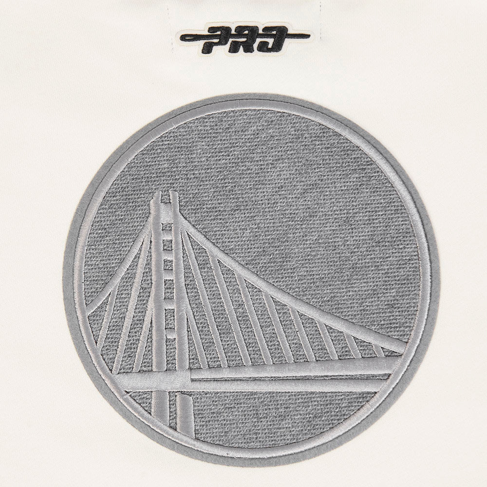 NBA GOLDEN STATE WARRIORS REVERSE FRENCH TERRY CHANDAIL À COL ROND EN MOLLETON POUR FEMME (COQUILLE D'ŒUF)