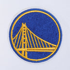 NBA GOLDEN STATE WARRIORS CLASSIC CHANDAIL À CAPUCHON COURT EN MOLLETON POUR FEMME (BLANC)