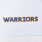 NBA GOLDEN STATE WARRIORS CLASSIC CHANDAIL À CAPUCHON COURT EN MOLLETON POUR FEMME (BLANC)