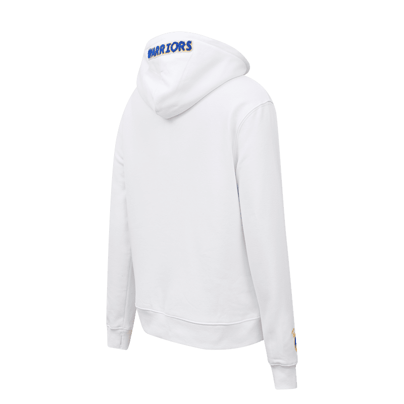 NBA GOLDEN STATE WARRIORS CLASSIC WOMEN'S PULLOVER HOODIE (WHITE)