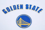 NBA GOLDEN STATE WARRIORS CLASSIC WOMEN'S PULLOVER HOODIE (WHITE)
